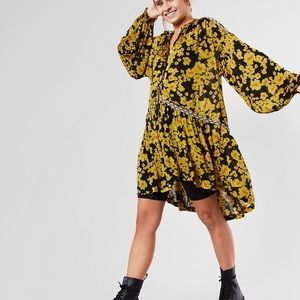Free people Love letter floral tunic